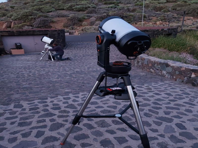 Teide Stars with Telescopes