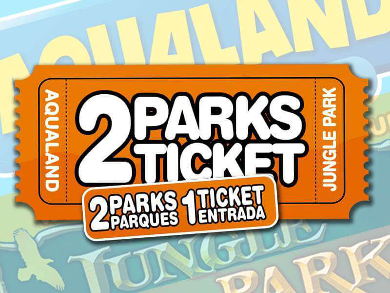 Aqualand and Jungle Park 2 Parks Ticket