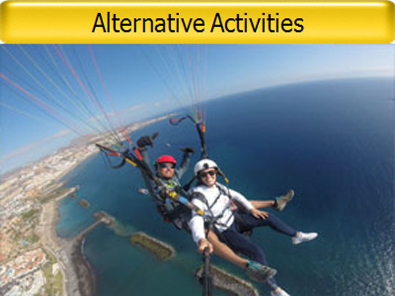Tenerife extreme quad bikes, buggys, helicopter trips, paragliding 