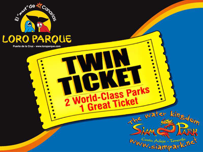 Loro Park and Siam Park twin Ticket